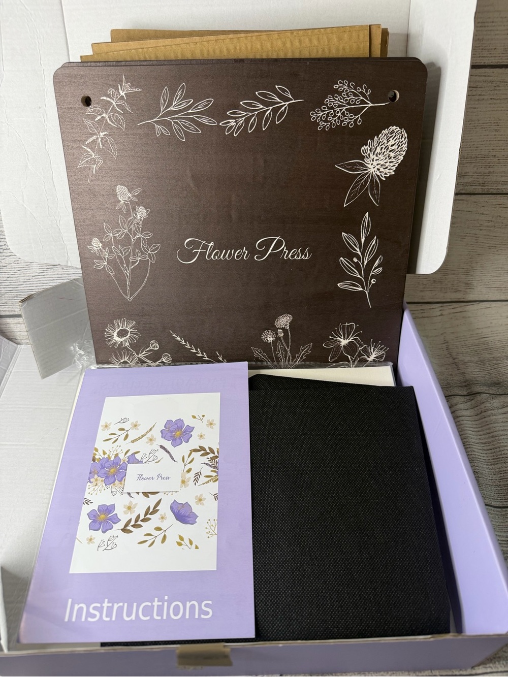 Extra Large Flower Press Kit 11" x 11" - Picture 2 of 2